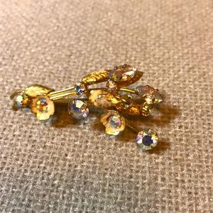 Austrian vintage Rhinestone Pin
